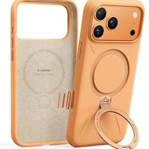 New For iPhone 17 Pro Case with Stand, Fit for MagSafe, Magnetic Ring Stand with